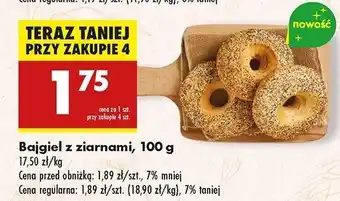 Biedronka Bajgiel z ziarnami oferta