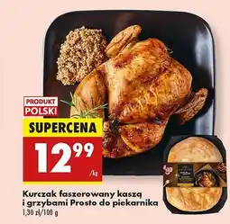 Biedronka Kurczak faszerowany kaszą i grzybami Biedronka Prosto Do Piekarnika oferta