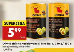 Biedronka Oliwki zielone za pastą z anchois El Toro Rojo oferta