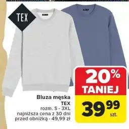 Carrefour Bluza męska TEX oferta