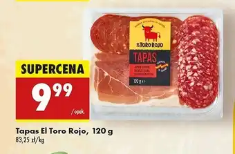 Biedronka Zestaw wędlin tapas El Toro Rojo oferta