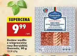 Biedronka Zestaw wędlin z wieprzowiny rasy iberyjskiej Gourmes oferta