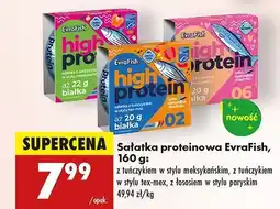 Biedronka Sałatka proteinowa z tuńczkiem w stylu tex-mex Evrafish oferta