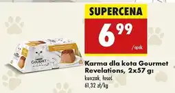 Biedronka Karma dla kota mus z kurczakiem Purina Gourmet Revelations oferta