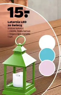 Netto Latarnia led ze świecą 15 x 12.5 25 cm oferta