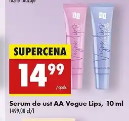 Biedronka Serum do ust sparkling Aa Vogue Lips oferta