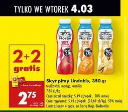 Biedronka Jogurt skyr wanilia Lindahls Protein oferta