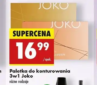 Biedronka Paleta do konturowania 3w1 touch the illusion 03 peach Joko oferta