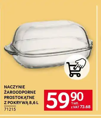 Selgros Naczynie żaroodporne prostokątne z pokrywą oferta