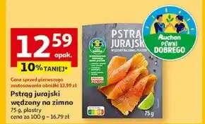 Auchan Pstrąg wędzony Pewni Dobrego oferta