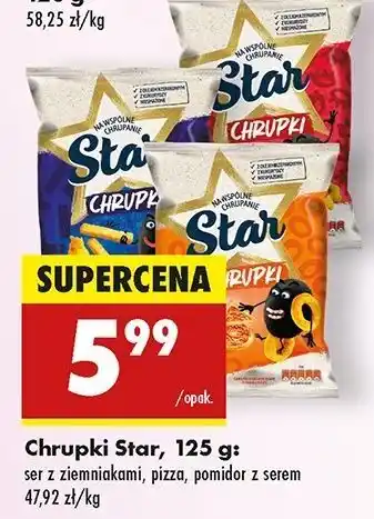 Biedronka Chrupki zębolce ser z ziemniakami Star oferta