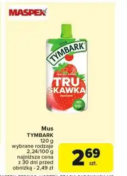 Carrefour Market Tymbark Mus jabłko banan truskawka marchew 120 g oferta