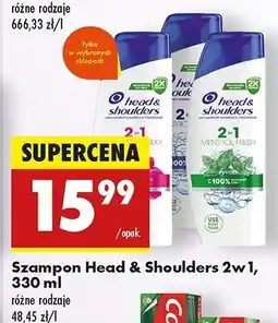 Biedronka Szampon z odżywką classic clean Head&Shoulders oferta