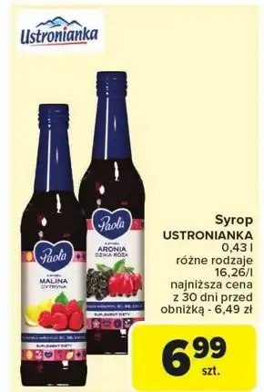 Carrefour Market Paola Suplement diety o smaku wiśnia 430 ml oferta