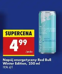 Biedronka Napój mroźna waniliowa jagoda Red Bull The Winter Edition oferta