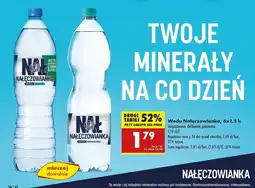 Biedronka Woda delikatnie gazowana Nałęczowianka oferta