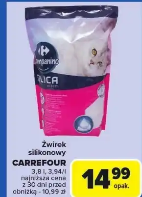 Carrefour Market Żwirek silikonowy Carrefour oferta