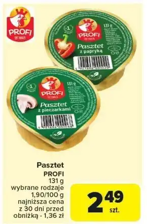 Carrefour Pasztet Profi oferta