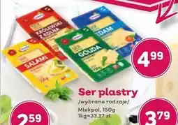 Społem Mlekpol Ser gouda w plastrach 150 g oferta