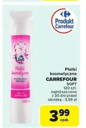 Carrefour Market Płatki kosmetyczne Carrefour oferta