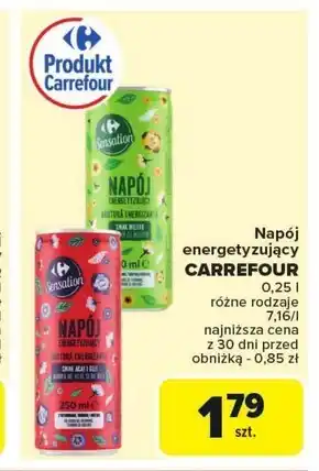 Carrefour Market Napój energetyczny Carrefour oferta