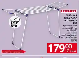 Selgros Leifheit Suszarka Rozsuwana Extendable 230 oferta