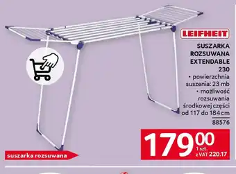 Selgros Leifheit Suszarka Rozsuwana Extendable 230 oferta