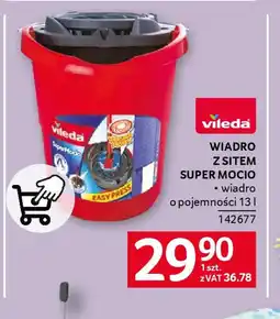 Selgros Vileda Wiadro z sitem Super Mocno oferta