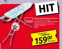 Selgros Deska do prasowania Vileda Star Plus VI oferta