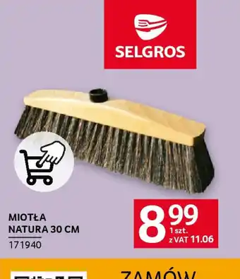 Selgros Miotła Natura 30 cm oferta