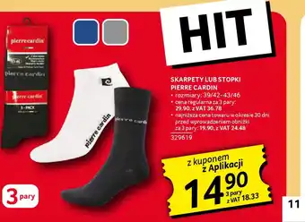 Selgros Skarpetki lub stopki Pierre Cardin oferta