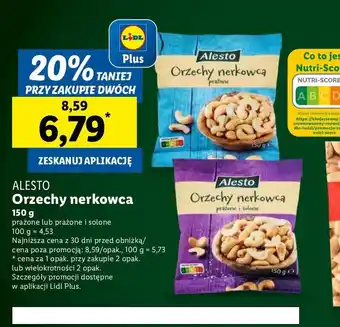 Lidl Orzechy nerkowca Alesto oferta