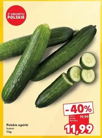 Kaufland Ogórki polskie oferta