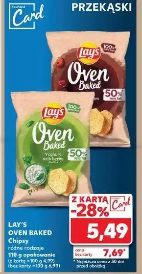 Kaufland Chipsy grillowane warzywa Lay's oven baked (prosto z pieca) Frito lay lay's oferta