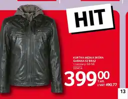 Selgros Kurtka męska skóra Gabana oferta