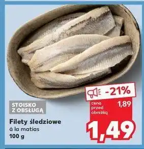 Kaufland Filety śledziowe a'la matjas oferta