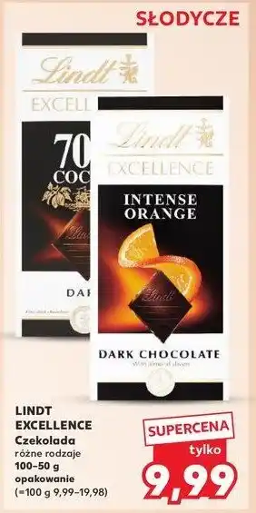 Kaufland Czekolada orange intense Lindt excellence oferta