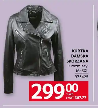 Selgros Kurtka damska skórzana oferta