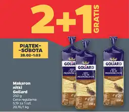 Netto Makaron nitki Goliard oferta