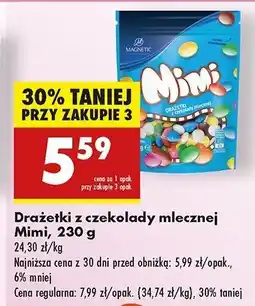 Biedronka Draże z czekolady mlecznej mimi Magnetic oferta