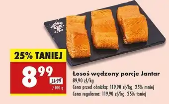 Biedronka Łosoś wędzony porcje oferta