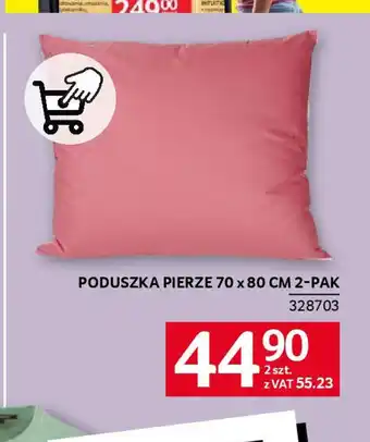 Selgros Poduszka pierze 70 x 80 cm 2-pak oferta