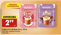 Biedronka Cappuccino zero czekoladowo-karmelowe Mokate cappuccino oferta