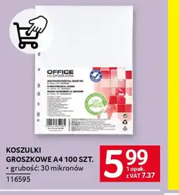 Selgros Koszulki groszkowe A4 oferta