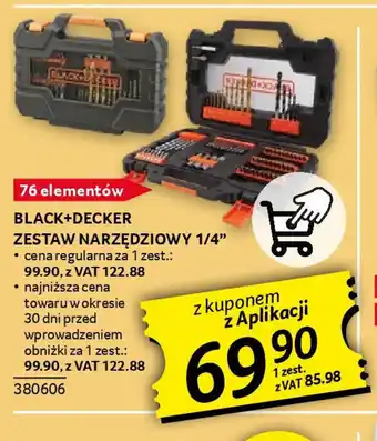 Selgros Black+Decker Zestaw narzędziowy 1/4" oferta