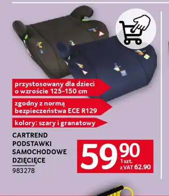 Selgros Cartrend Podstawki samochodowe dziecięce oferta