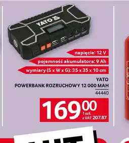 Selgros Powerbank rozruchowy YATO 12 000 mAh oferta