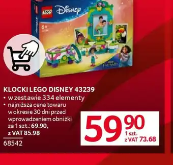 Selgros Klocki LEGO Disney 43239 oferta