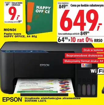 Media Expert Urządzenie wielofunkcyjne Epson oferta