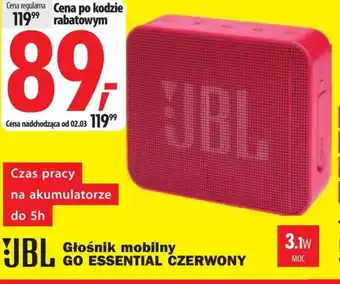 Media Expert Głośnik bezprzewodowy JBL oferta